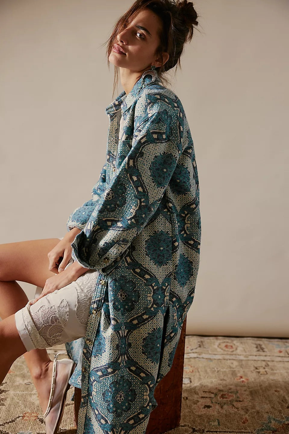 Free People Women’s Brick Lane Jacquard Jacket