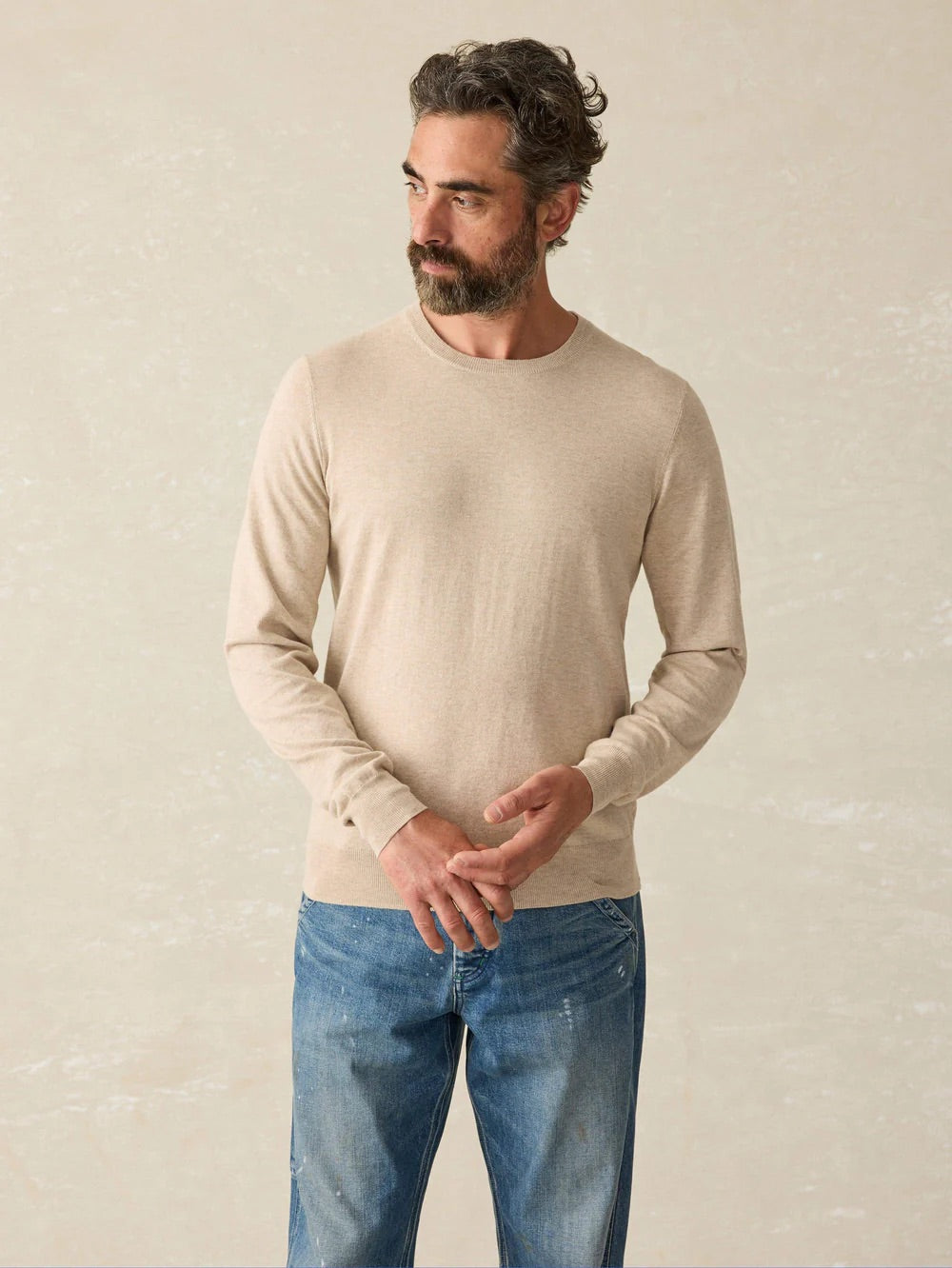 Faherty Men’s Movement Crewneck Sweater