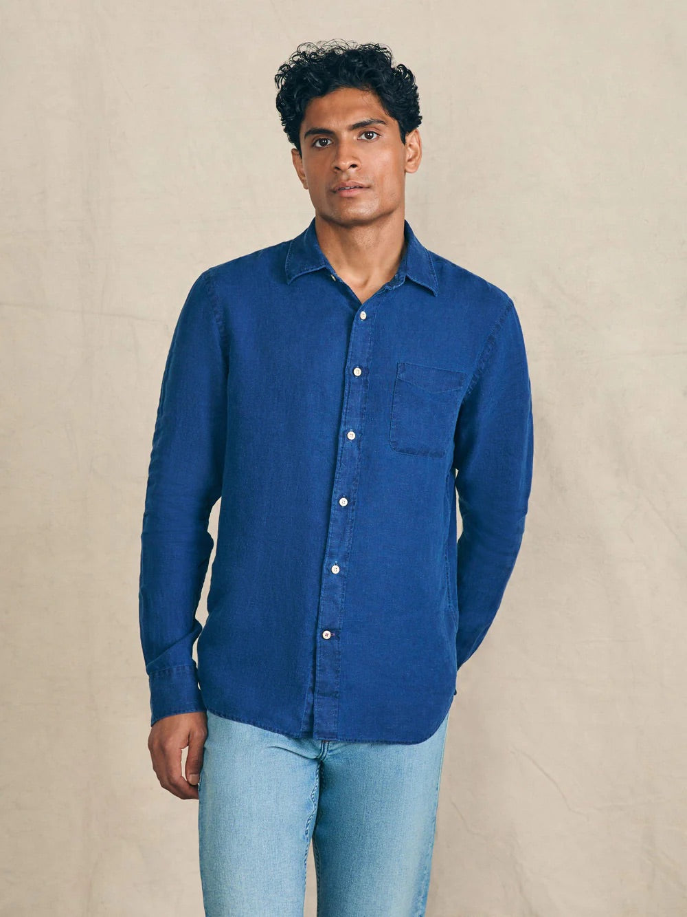 Faherty Men’s Laguna Linen Shirt