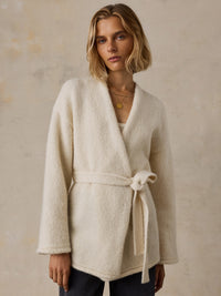 Faherty Women’s Apres Alpaca Wrap Cardigan