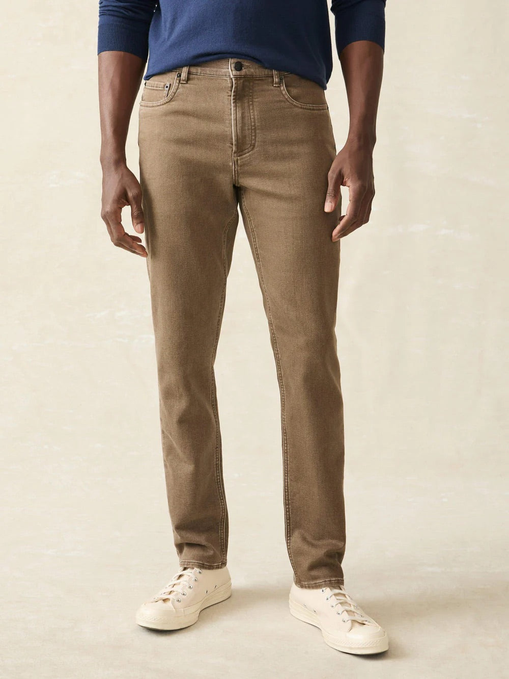 Faherty Men’s Stretch Terry 5 Pocket Pant 32”