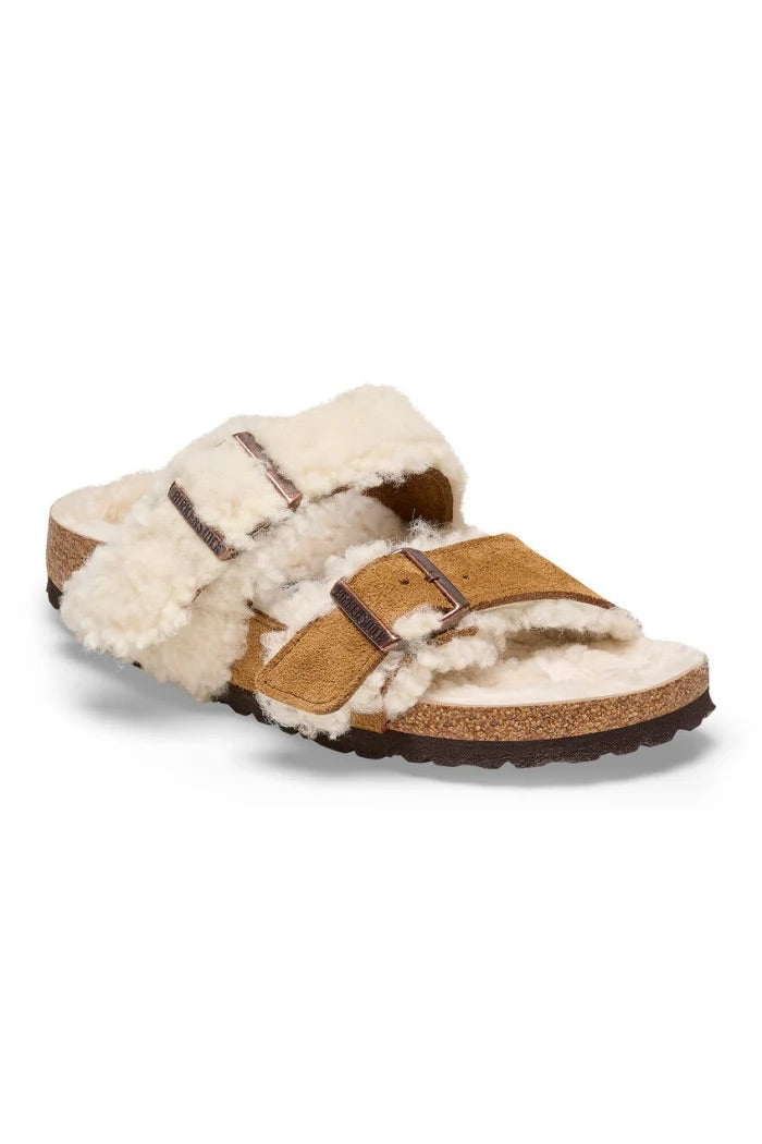 Birkenstock Arizona Split Teddy Parts River Logo