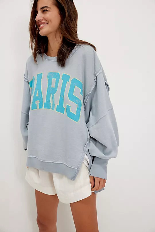 Free People Women’s Graphic Camden Sweatshirt