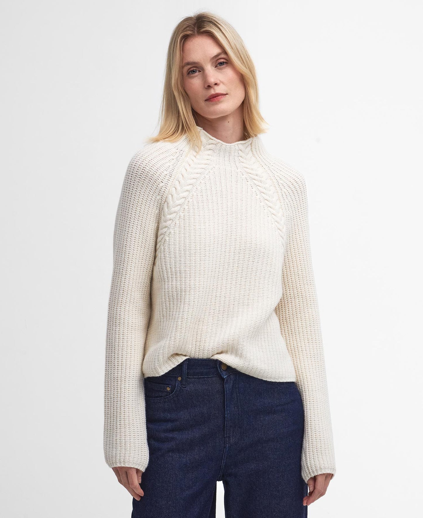 Barbour Women’s Rhonda Knitted Jumper Sweater