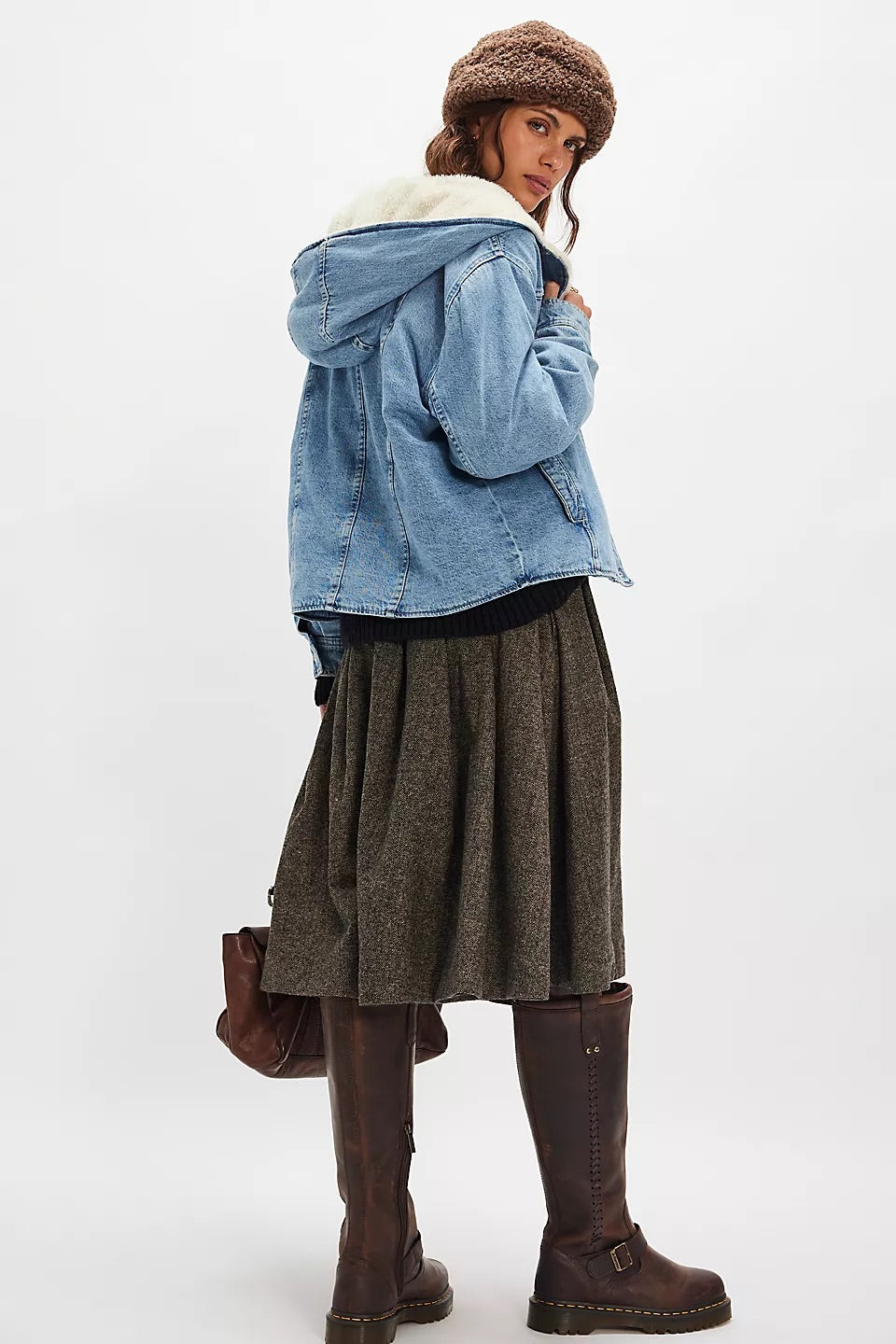 Free People Women’s We The Free Asher Cozy Denim Jacket