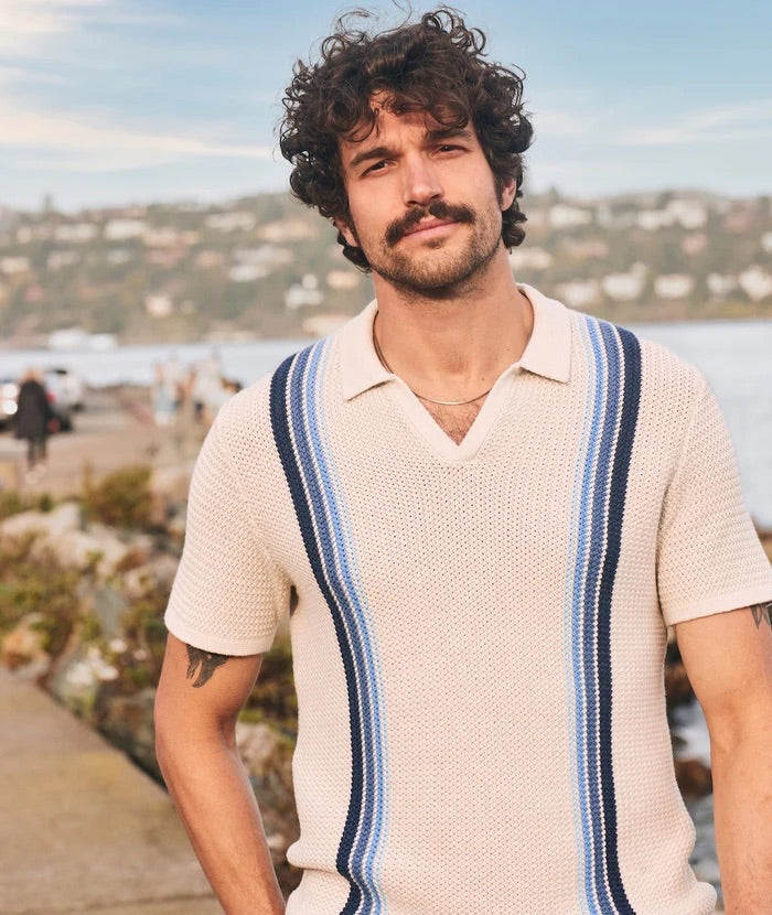Marine Layer Men’s Conrad Sweater Polo Shirt