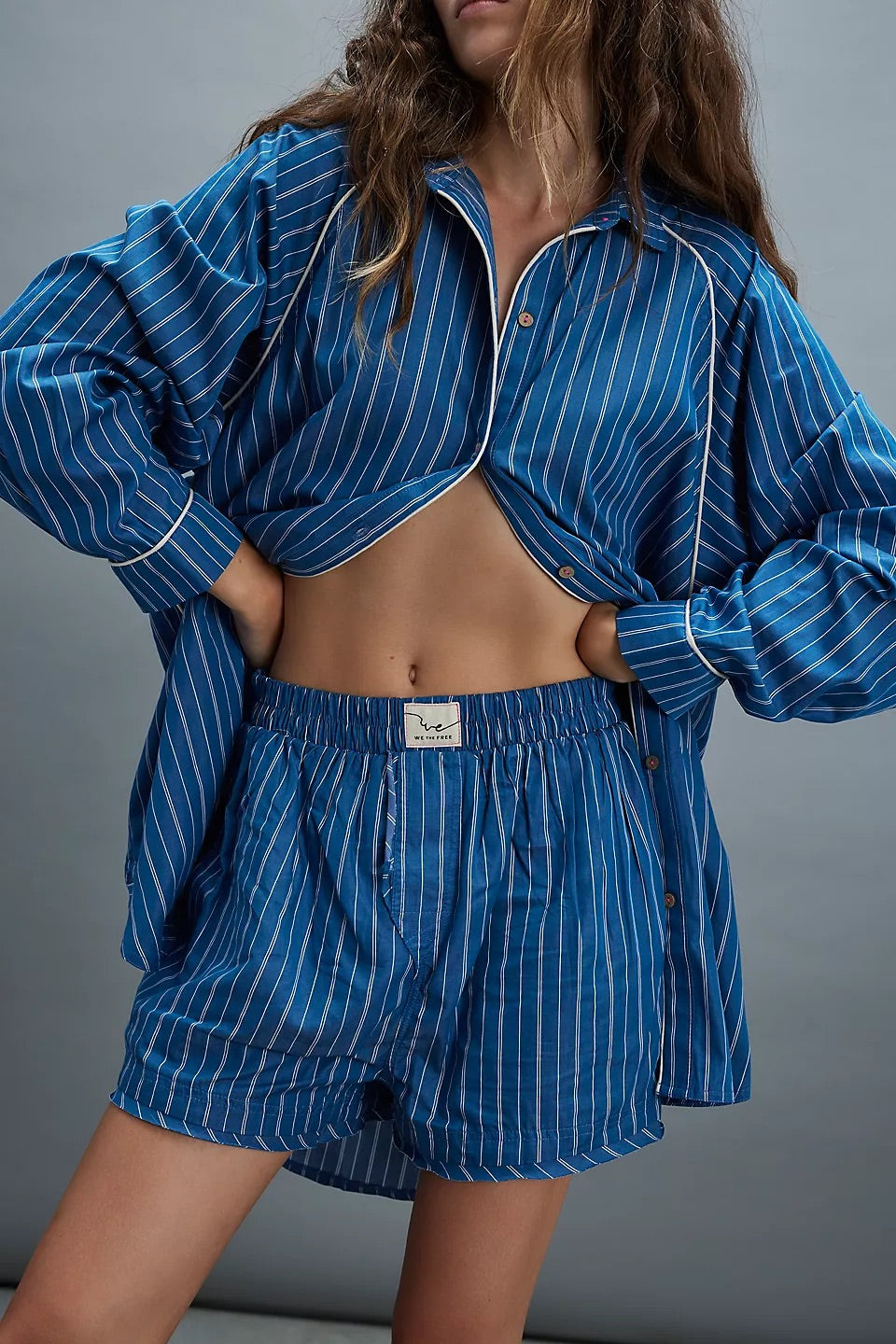 Free People Women’s Day to Day Flannel Boxer Shorts