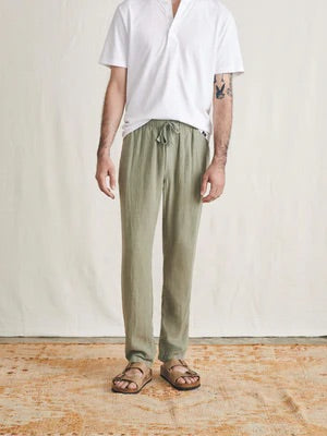 Faherty Men’s Linen Drawstring Pant