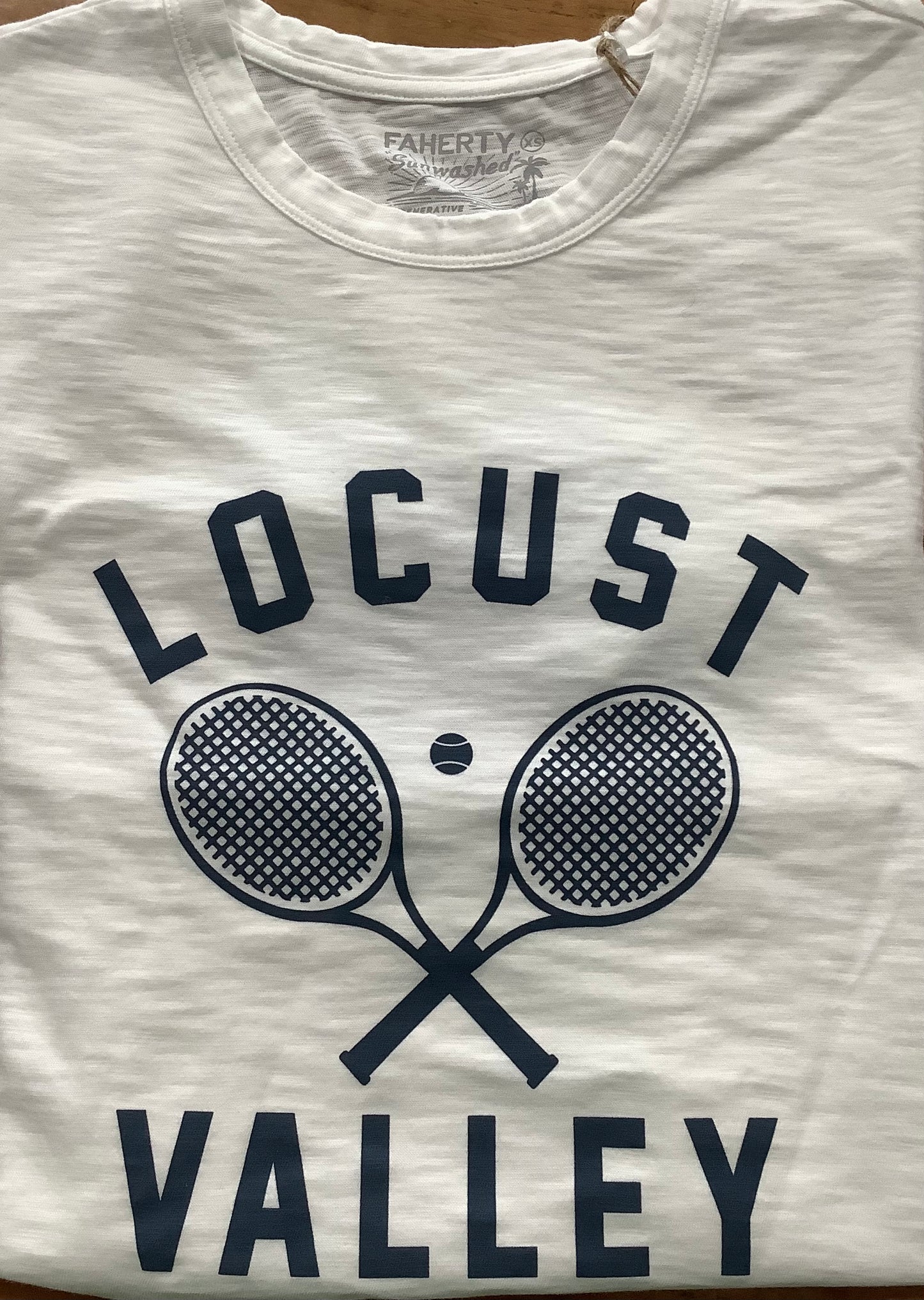 Faherty Women’s Tennis Racket Tee Shirt