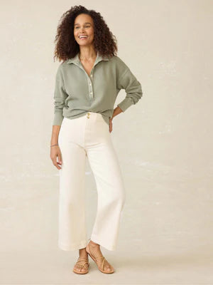 Faherty Women’s Après Waffle Henley Shirt