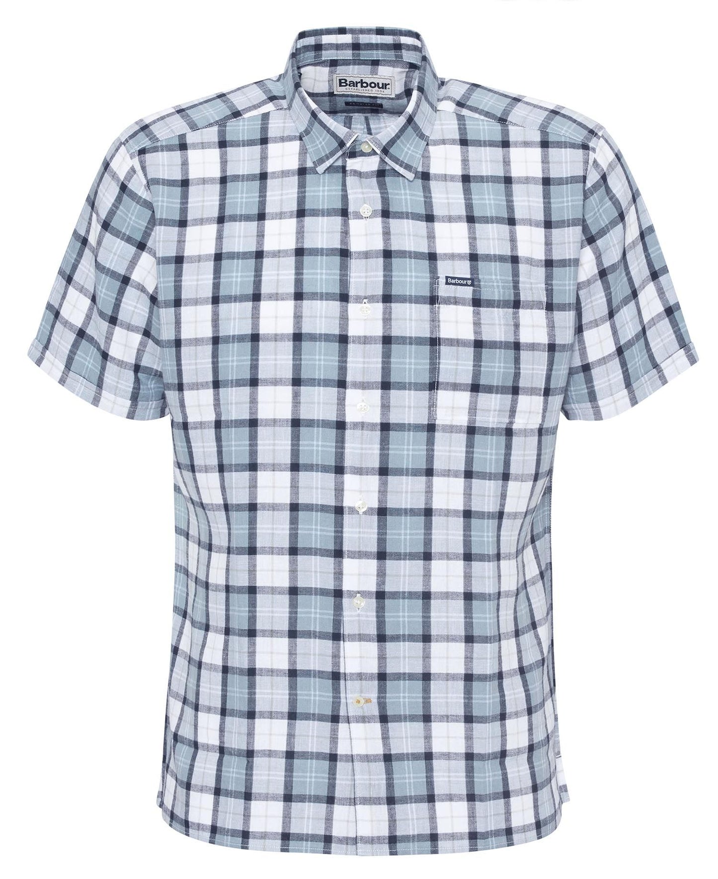 Barbour Men’s Midfield Tartan Regular Short-Sleeved Shirt