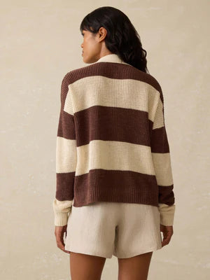 Faherty Woman’s Miramar Linen Polo Sweater