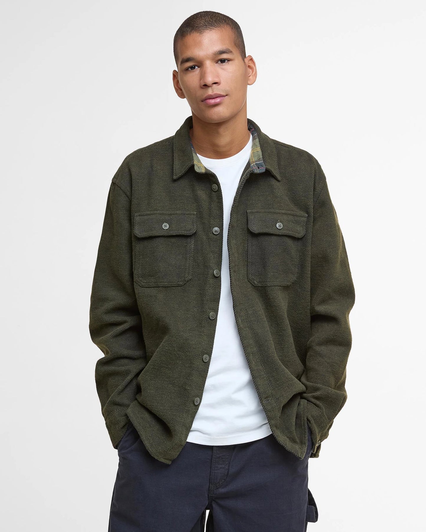 Barbour Men’s Baystone Relaxed Twill Shirt