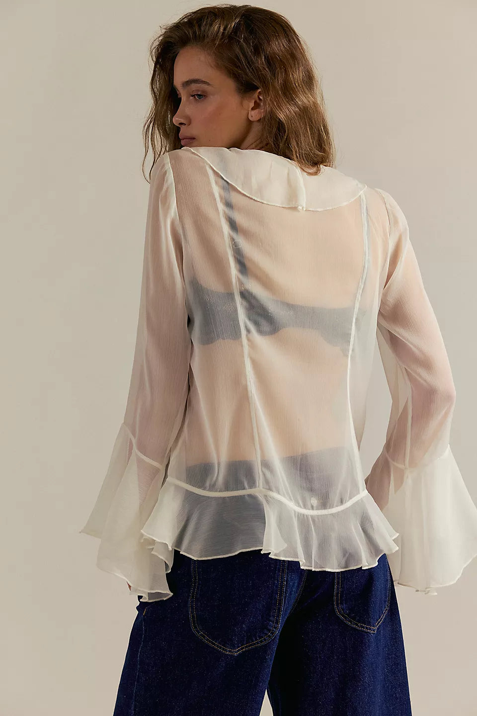 Free People Woman’s Bali Tulula Chiffon Top