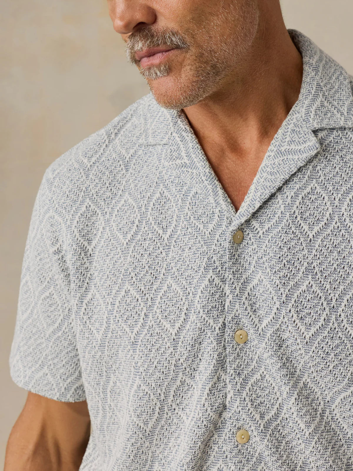 Faherty Men’s SS Oasis Camp Shirt
