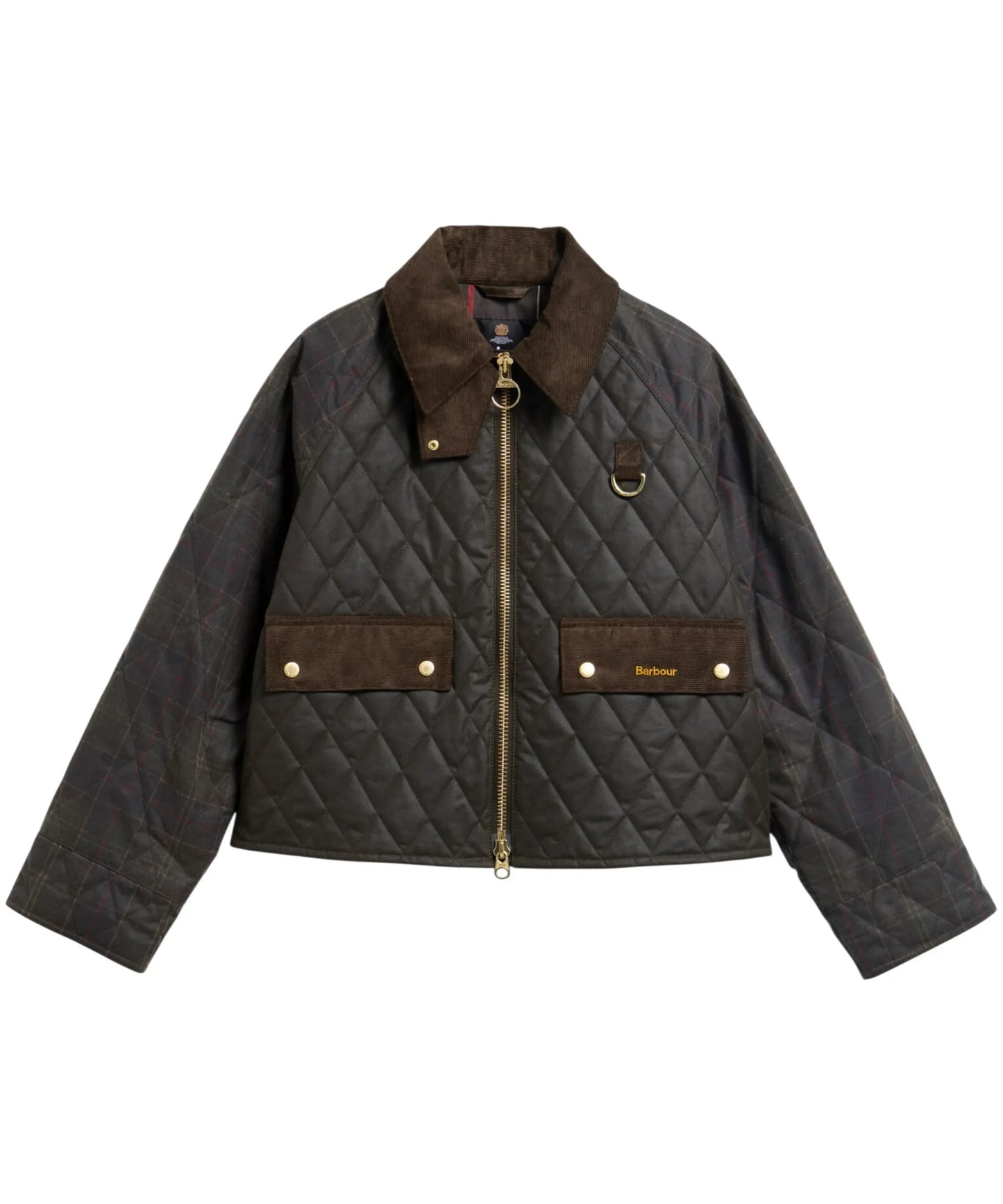 Barbour Women’s Icons Tartan Quilted Spey Wax Jacket