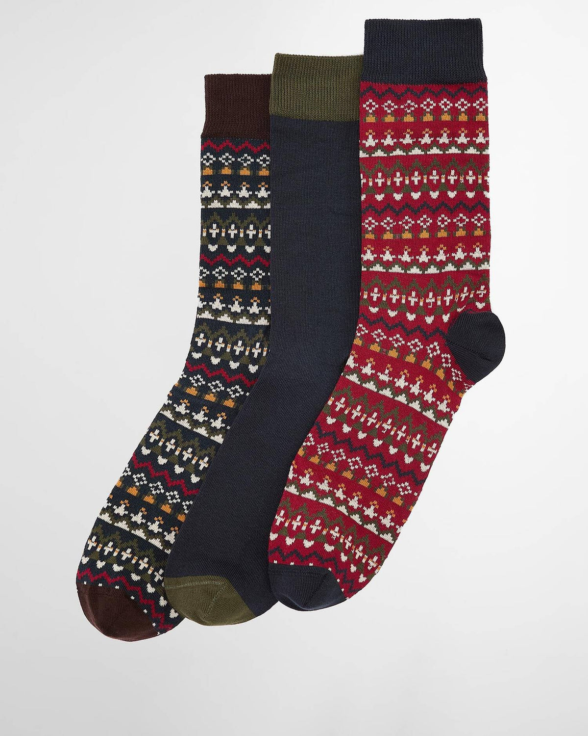 Barbour Men’s Marlow Fairisle Sock Gift Box