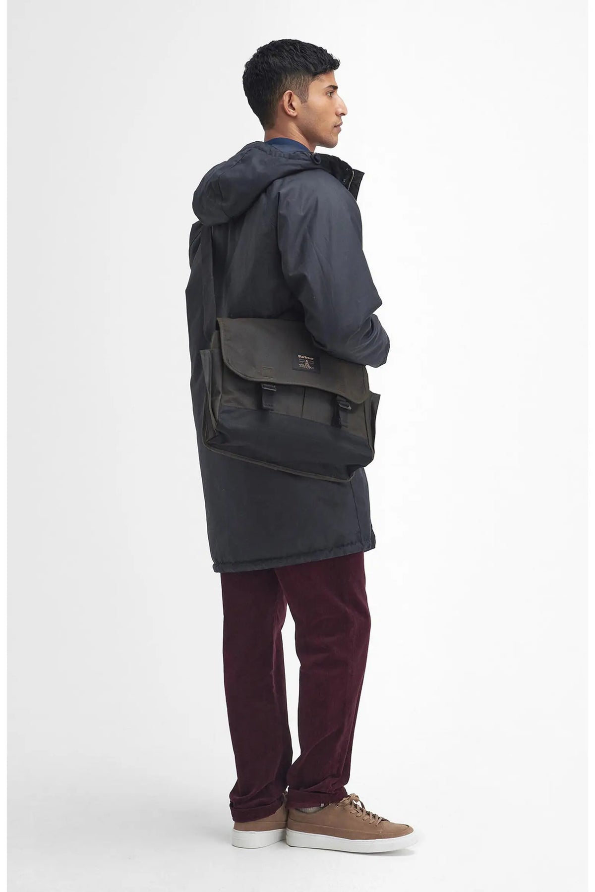 Barbour Field Wax Messenger Bag