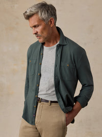 Faherty Men’s Field Knit Utility Shirt