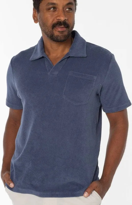 Criquet Men’s Terry Cloth Polo Shirt