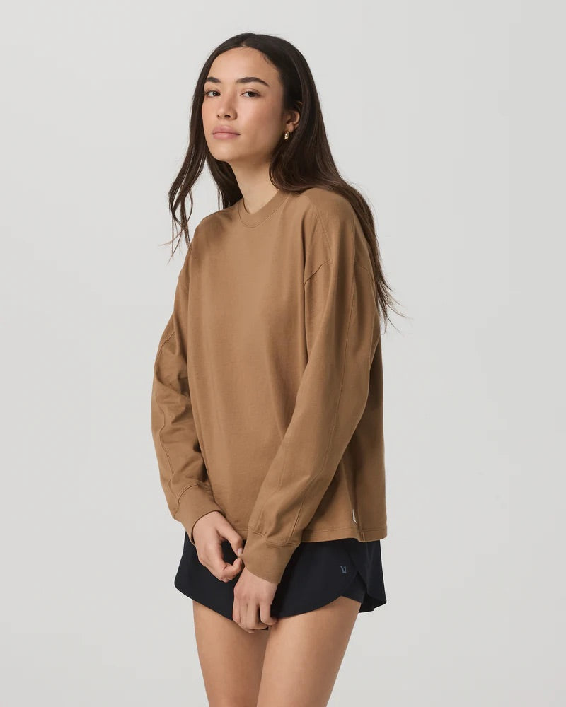 Vuori Women’s Long Sleeve Heavy Weight Cotton Tee