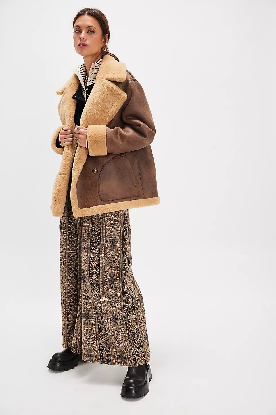 Free People Women’s Mari Reversible Coat
