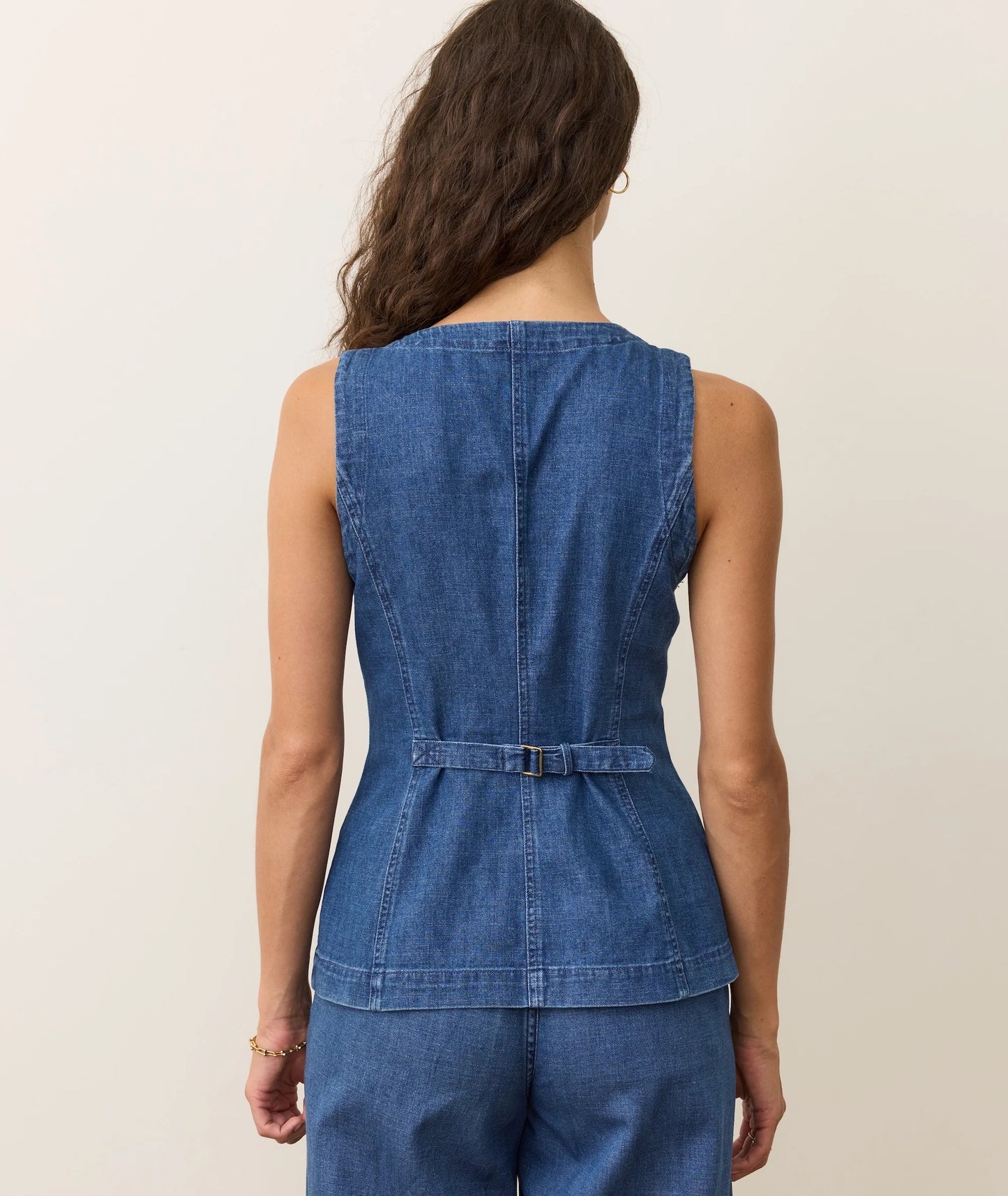 Marine Layer Women’s Charlie Longline Denim Vest