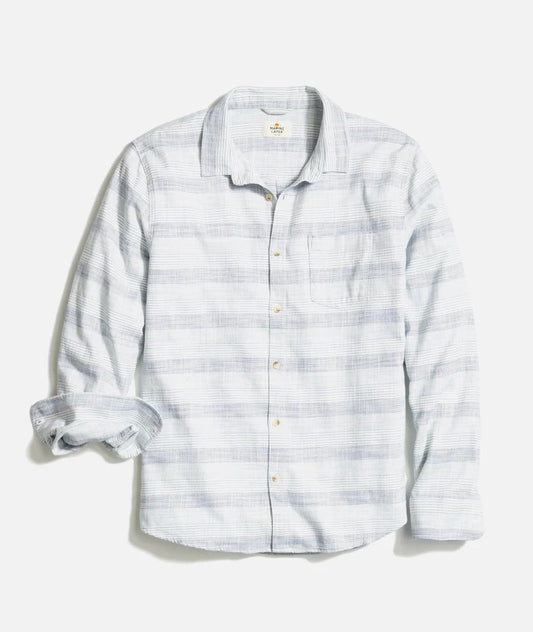 Marine Layer Men’s Classic Stretch Selvage Long Sleeve Shirt