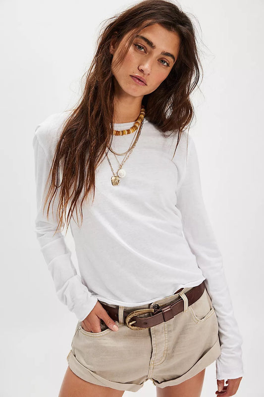 Free People Women’s We The Free Nova Long-Sleeve Tee
