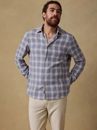 Faherty Men’s Hunting Island Palmetto Shirt
