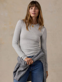 Faherty Women’s Featherweight Freestyle Layering Crew
