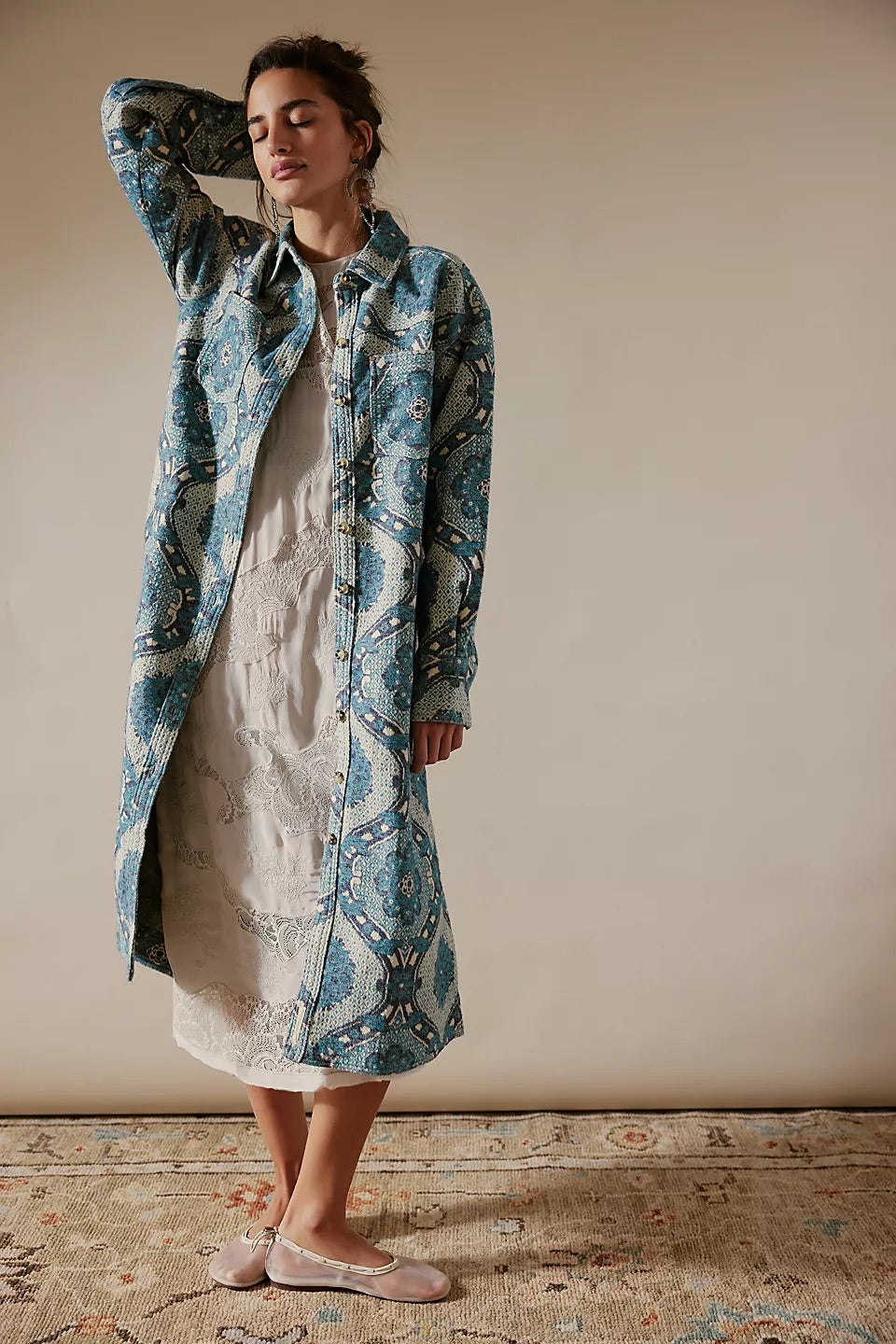 Free People Women’s Brick Lane Jacquard Jacket