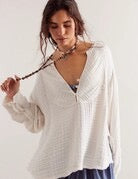 Free People Women’s Easy Sunday Pullover Shirt