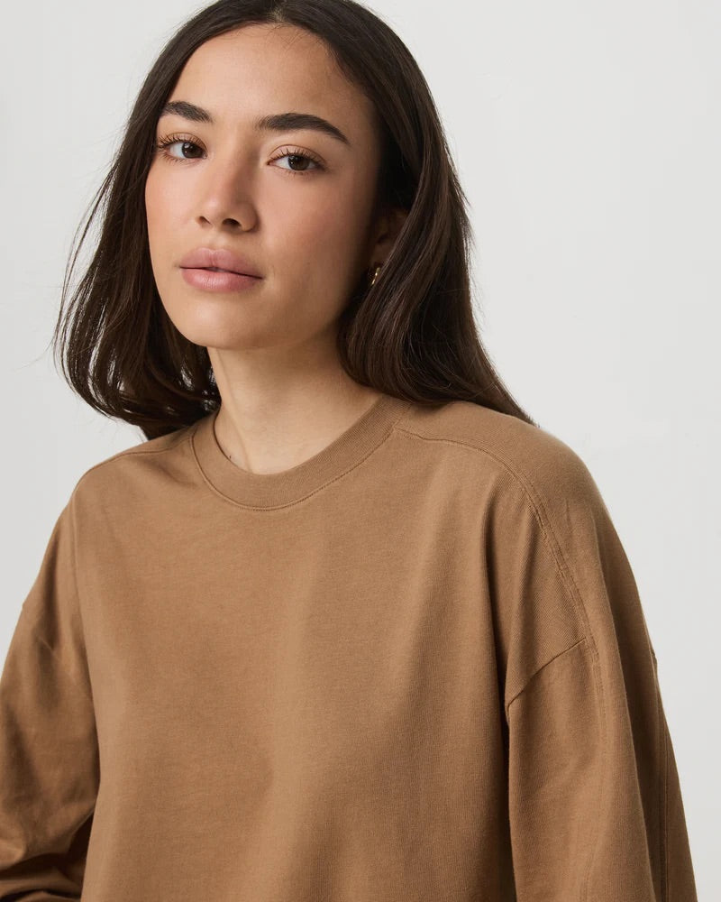Vuori Women’s Long Sleeve Heavy Weight Cotton Tee