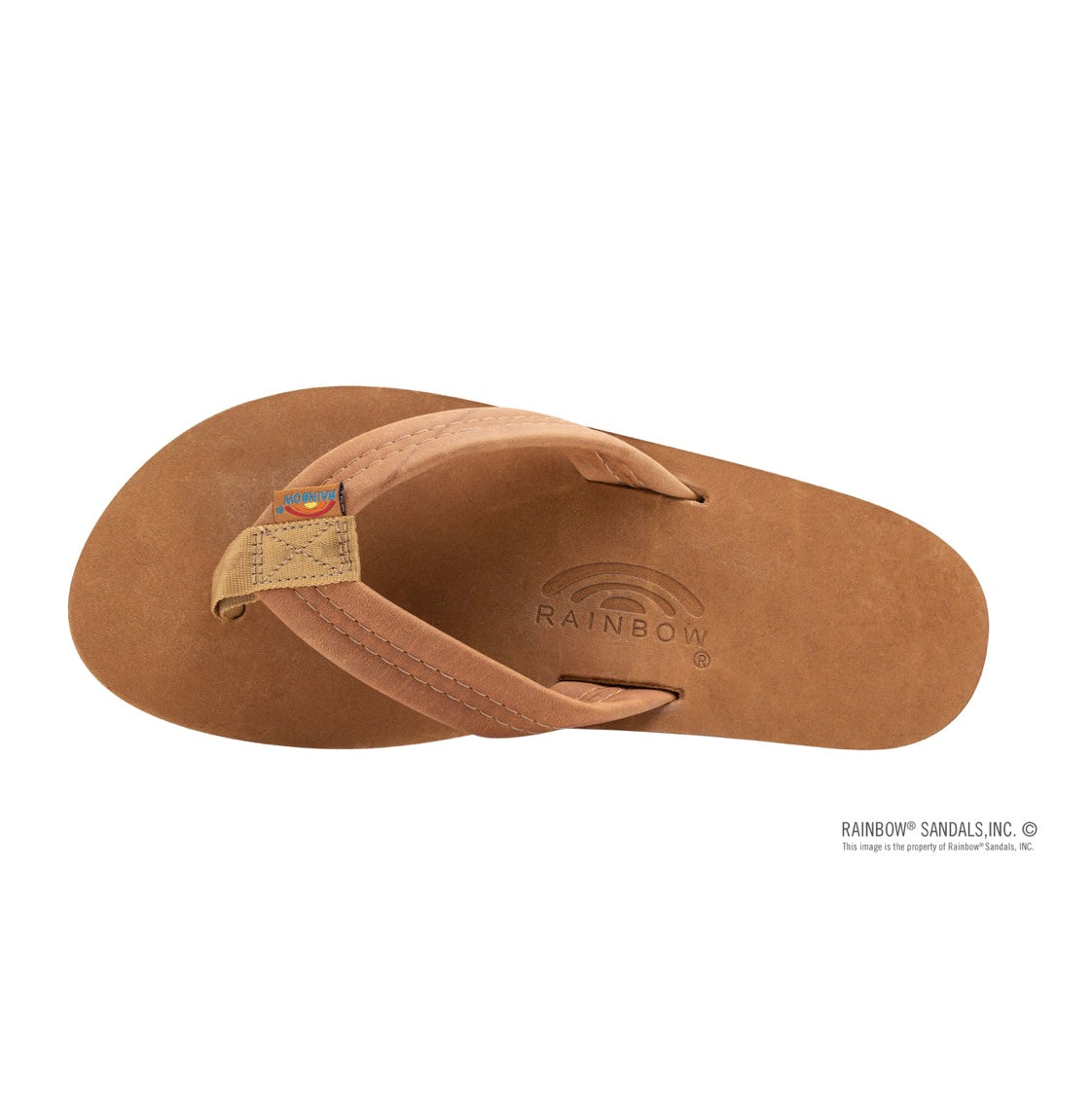 Rainbow Mens Single Layer Sandals