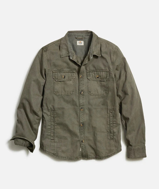 Marine Layer Men’s Broken In Canvas Overshirt