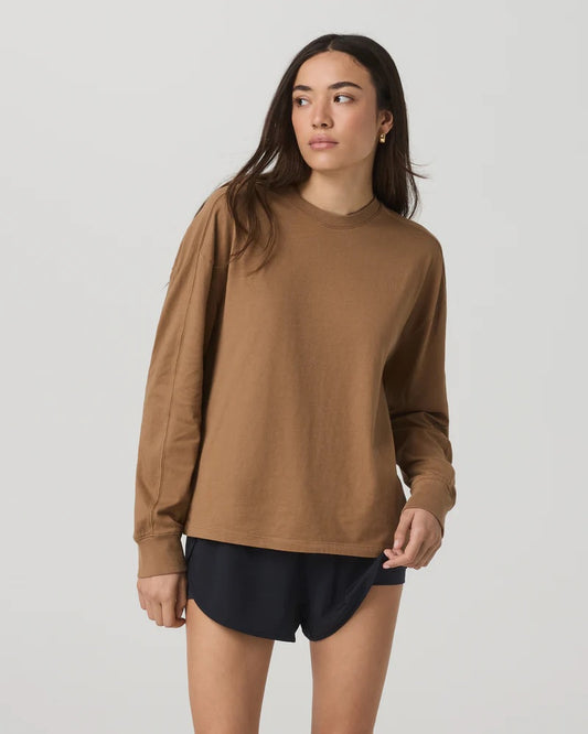 Vuori Women’s Long Sleeve Heavy Weight Cotton Tee