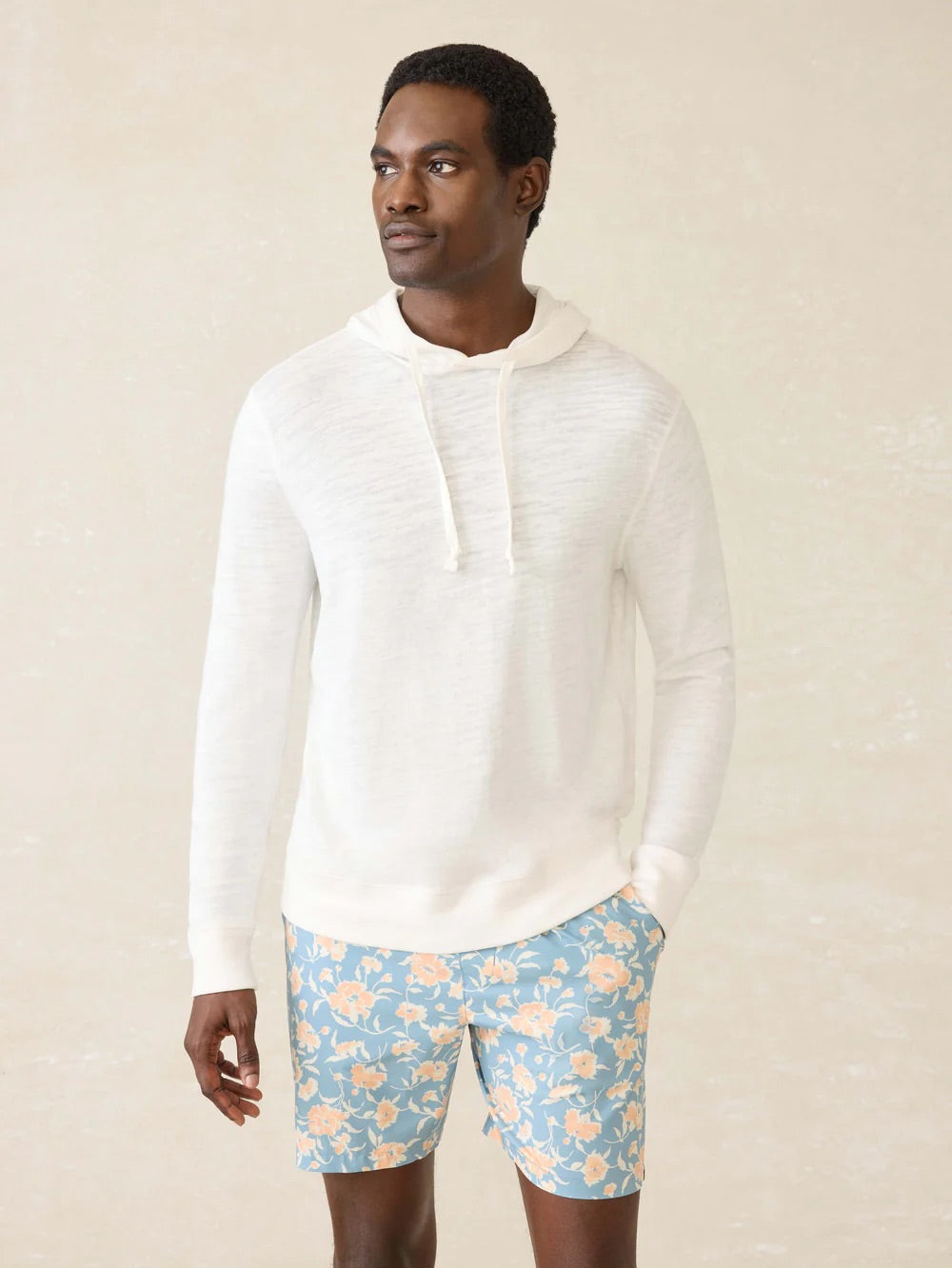 Faherty Men’s Sunwashed Slub Hoodie