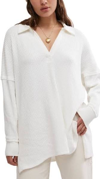 Free People Women’s Travis Polo Shirt