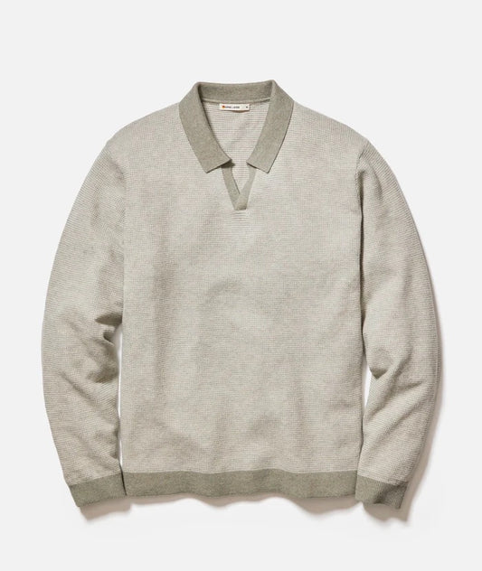 Marine Layer Men’s Liam Sweater Polo Shirt