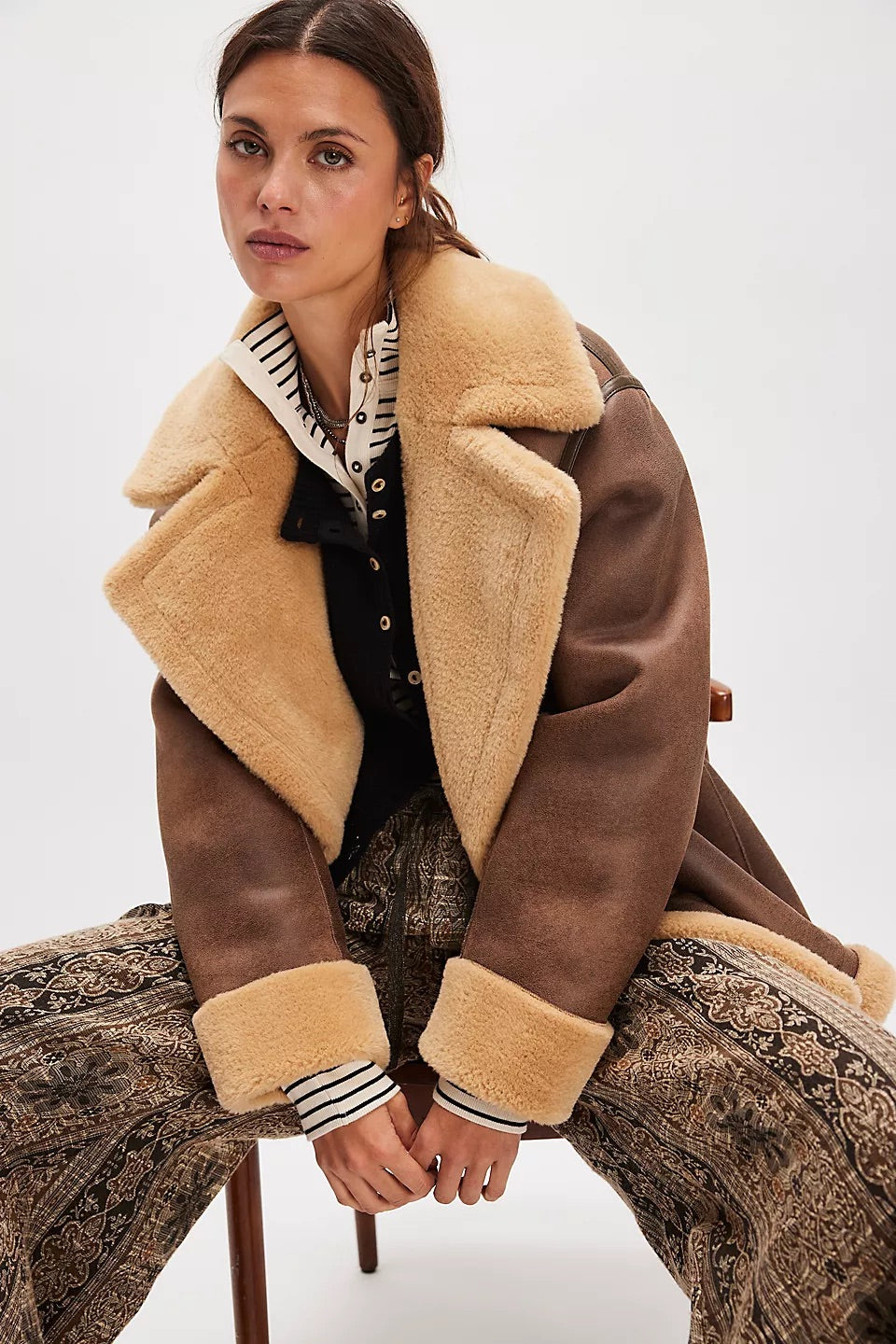 Free People Women’s Mari Reversible Coat