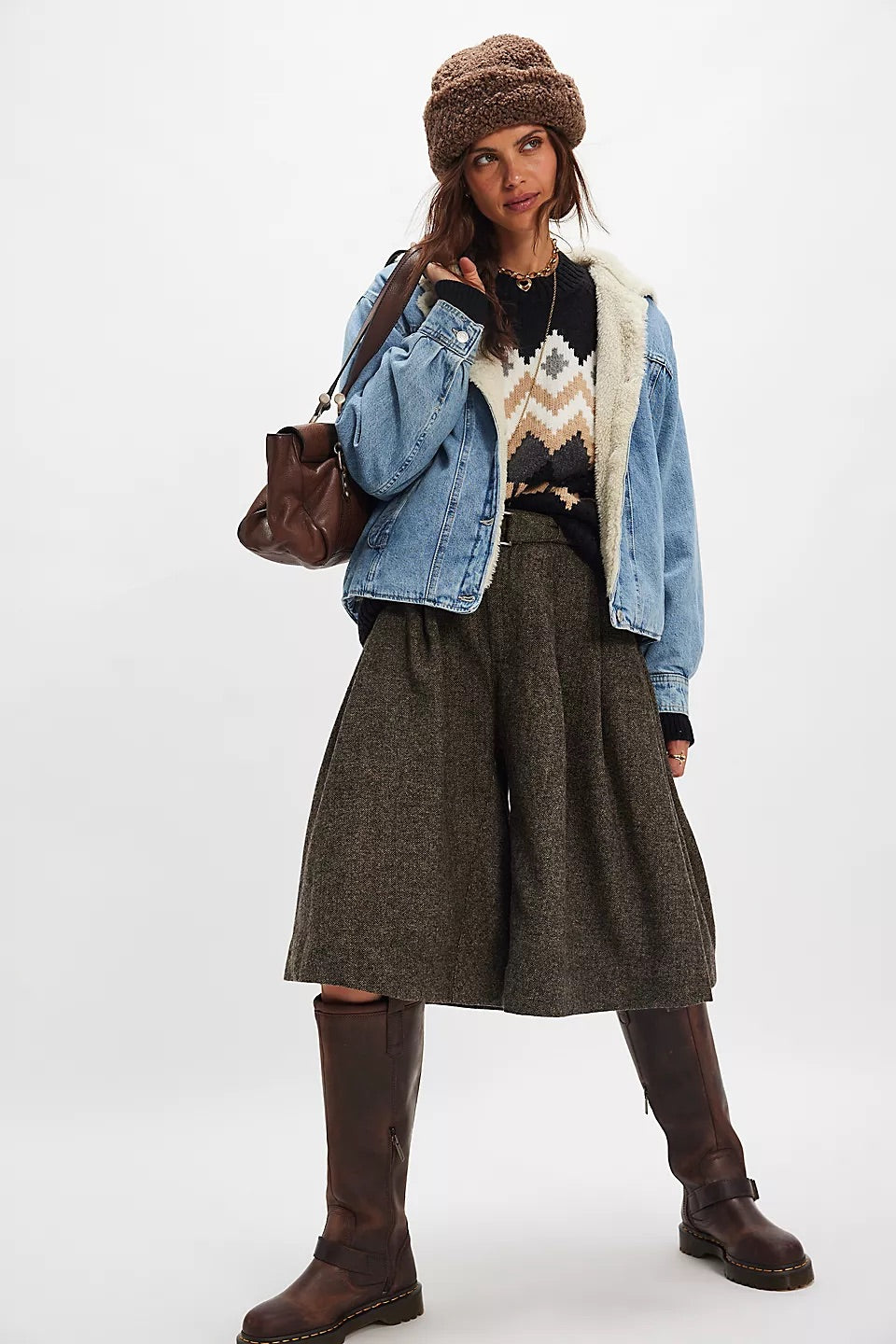 Free People Women’s We The Free Asher Cozy Denim Jacket