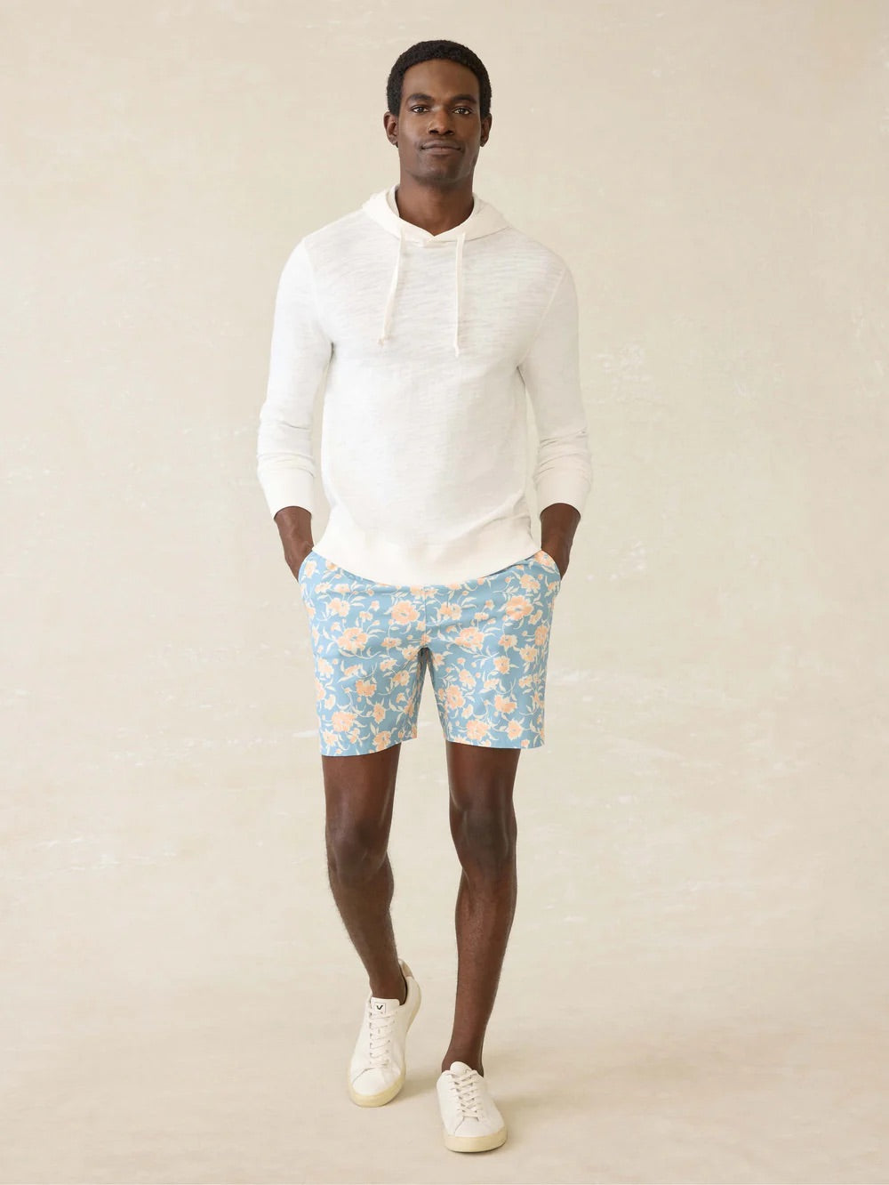 Faherty Men’s Sunwashed Slub Hoodie