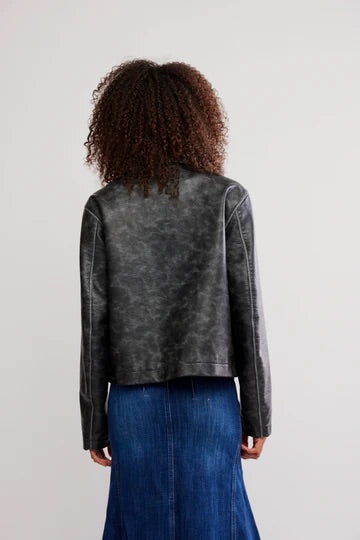 Free People Women’s Hera Vegan Leather Jacket