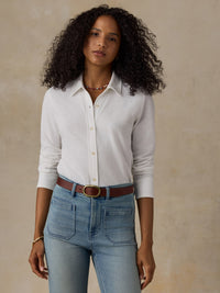 Faherty Women’s Sunwashed Knit Shirt