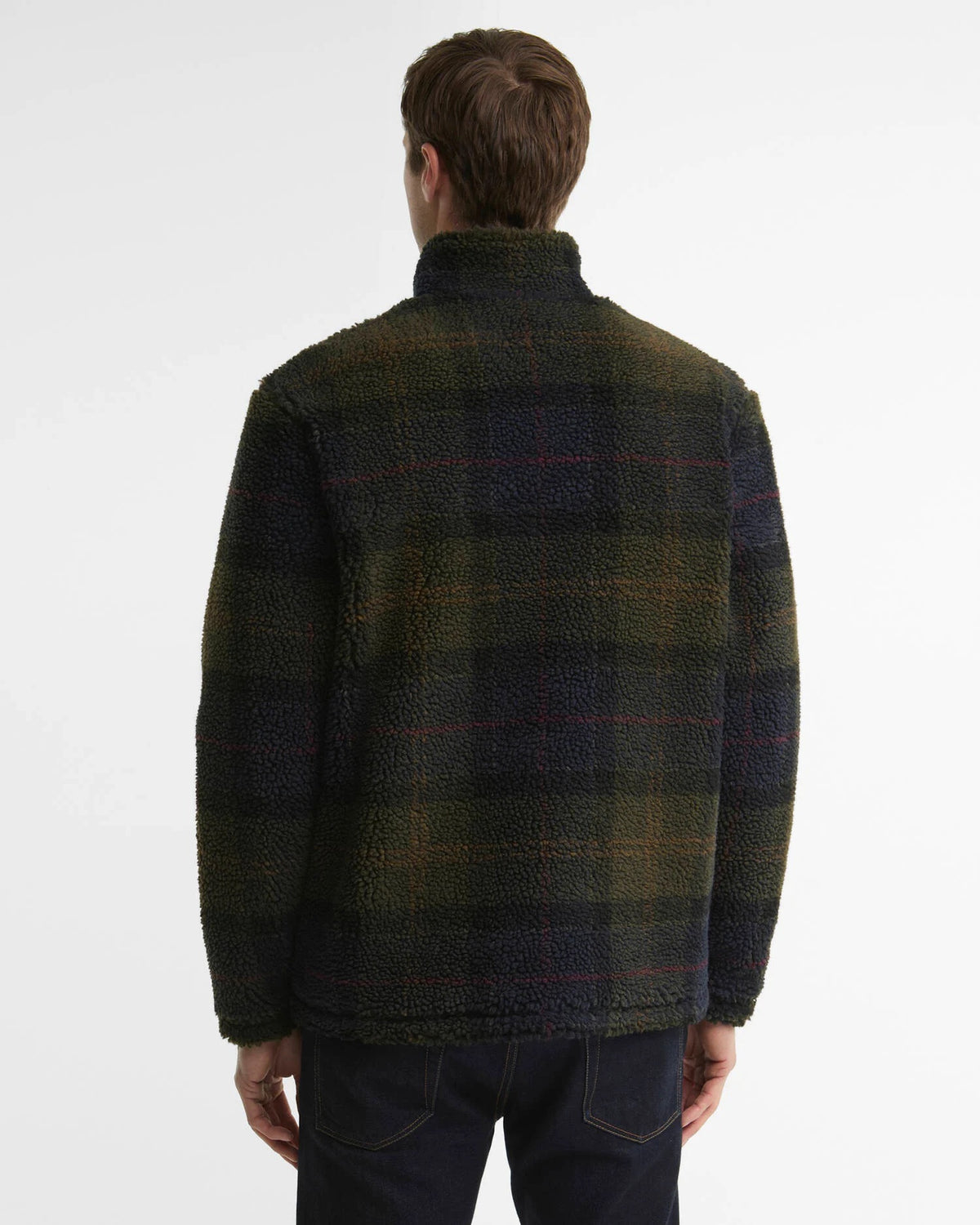 Barbour Men’s Tartan Fleece Zip Through