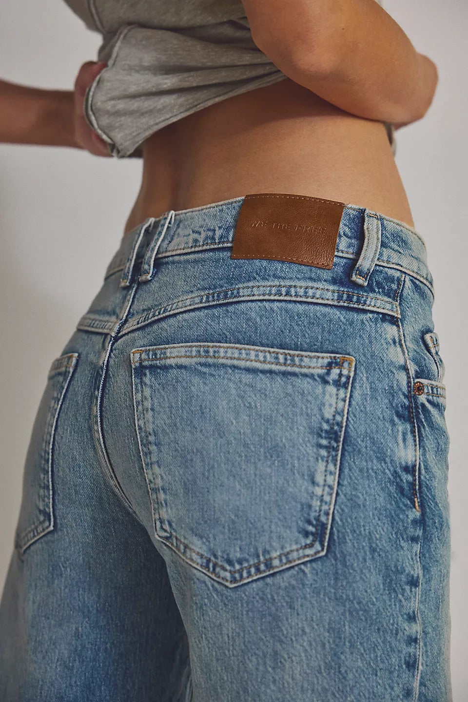 Free People Women’s Risk Taker Mid Rise Jeans