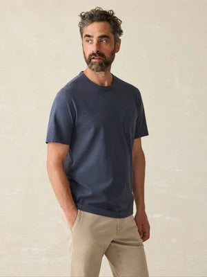 Faherty Men’s Sunwashed Pocket Tee Shirt