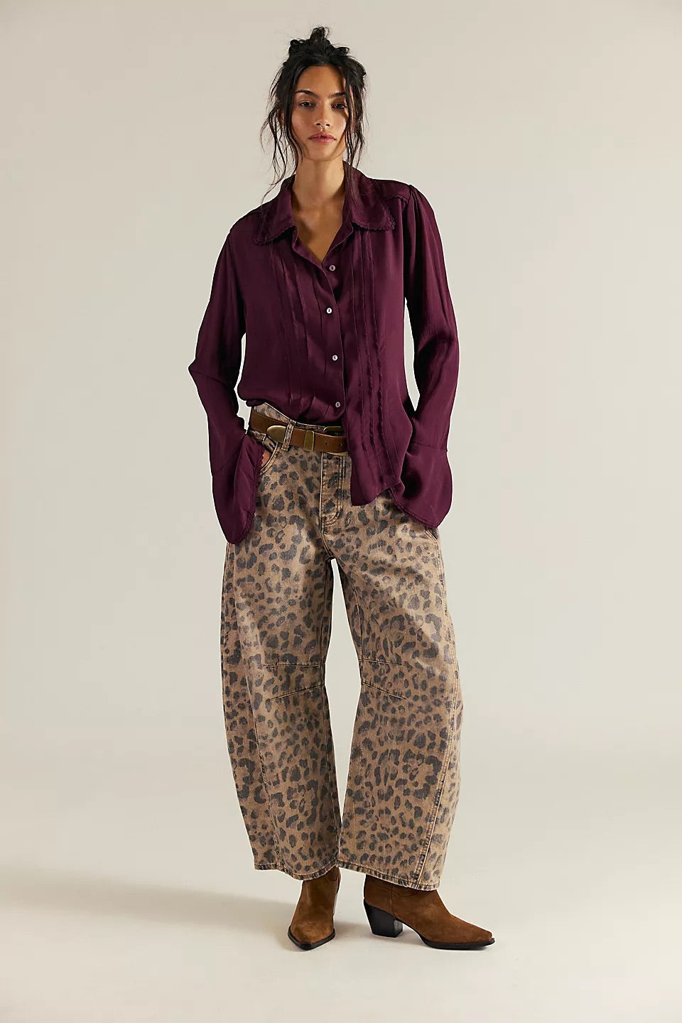 Free People Women’s Melrose Button-Down Top
