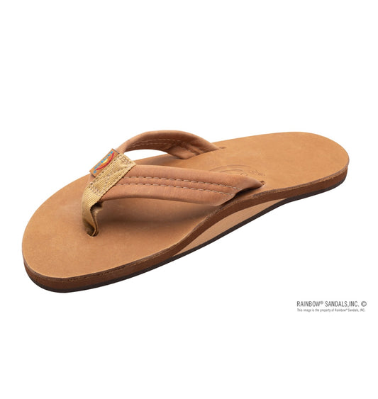 Rainbow Mens Single Layer Sandals